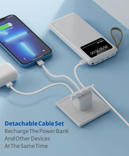 Fast Charging Power Bank Iphone/Android Cables Charge All Phones 10000/20000 mAh - Picture 9 of 22