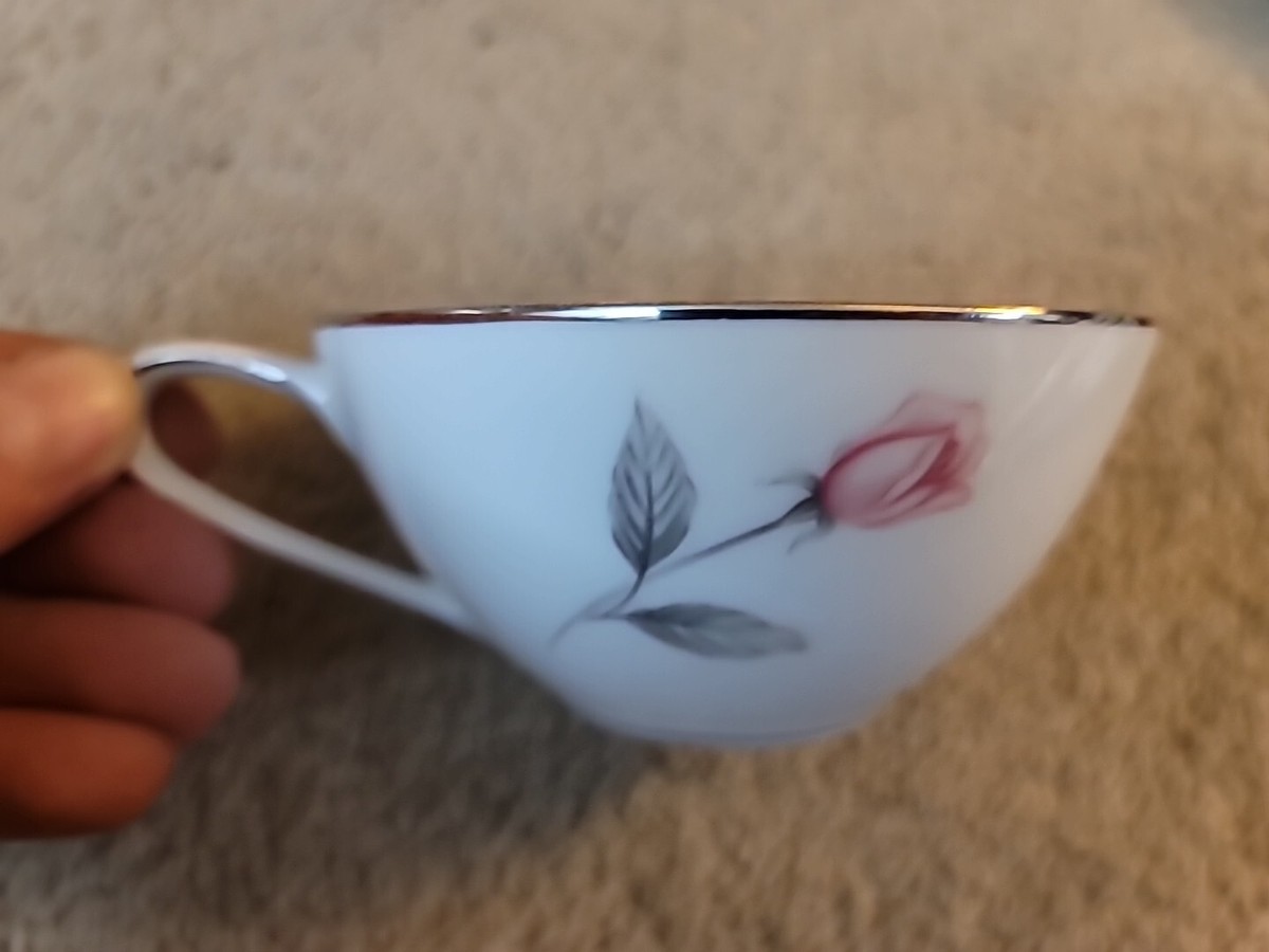 Vintage Noritake Fine China ROSEMARIE #6044 Tea Cup Pink Roses 4