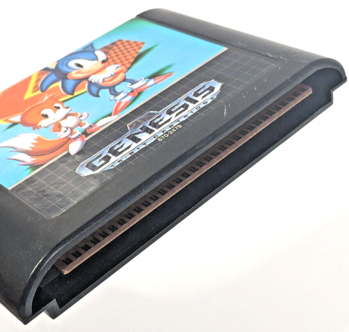 Sonic the Hedgehog 2 (Sega Genesis, 1992) SEGA Games Missing Instructions Tested - Picture 12 of 16