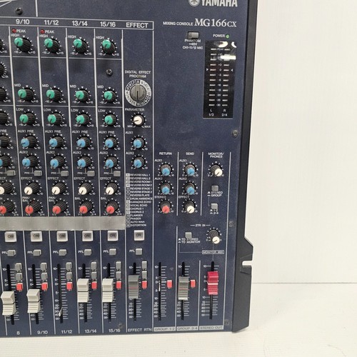Consola de mezcla Yamaha MG166CX (para piezas o reparación sin probar) - Imagen 2 de 8