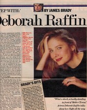 Deborah Raffin Magazine Photo Clipping 1 page D9870 Deborah Raffin Magazine Photo Clipping 1 page D9870