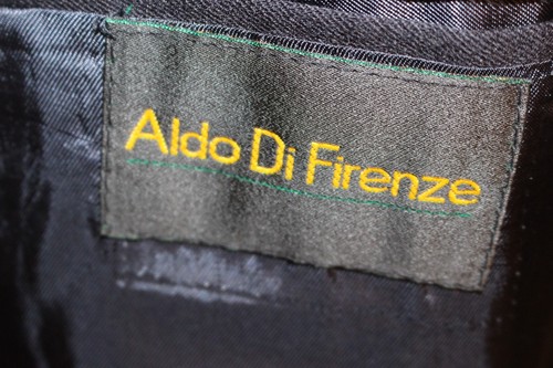 Aldo Di Firenze Men's SZ 41R Suit Pants Double Breasted Navy Pants W33 X 28.5 - 第 5/12 張圖片
