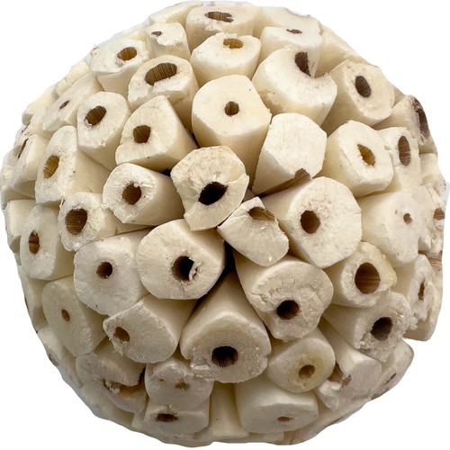 5101 Big Sola Balls - Handmade Shreddable Chewable Sola Wood Big Bird Foot Toys - Picture 31 of 31