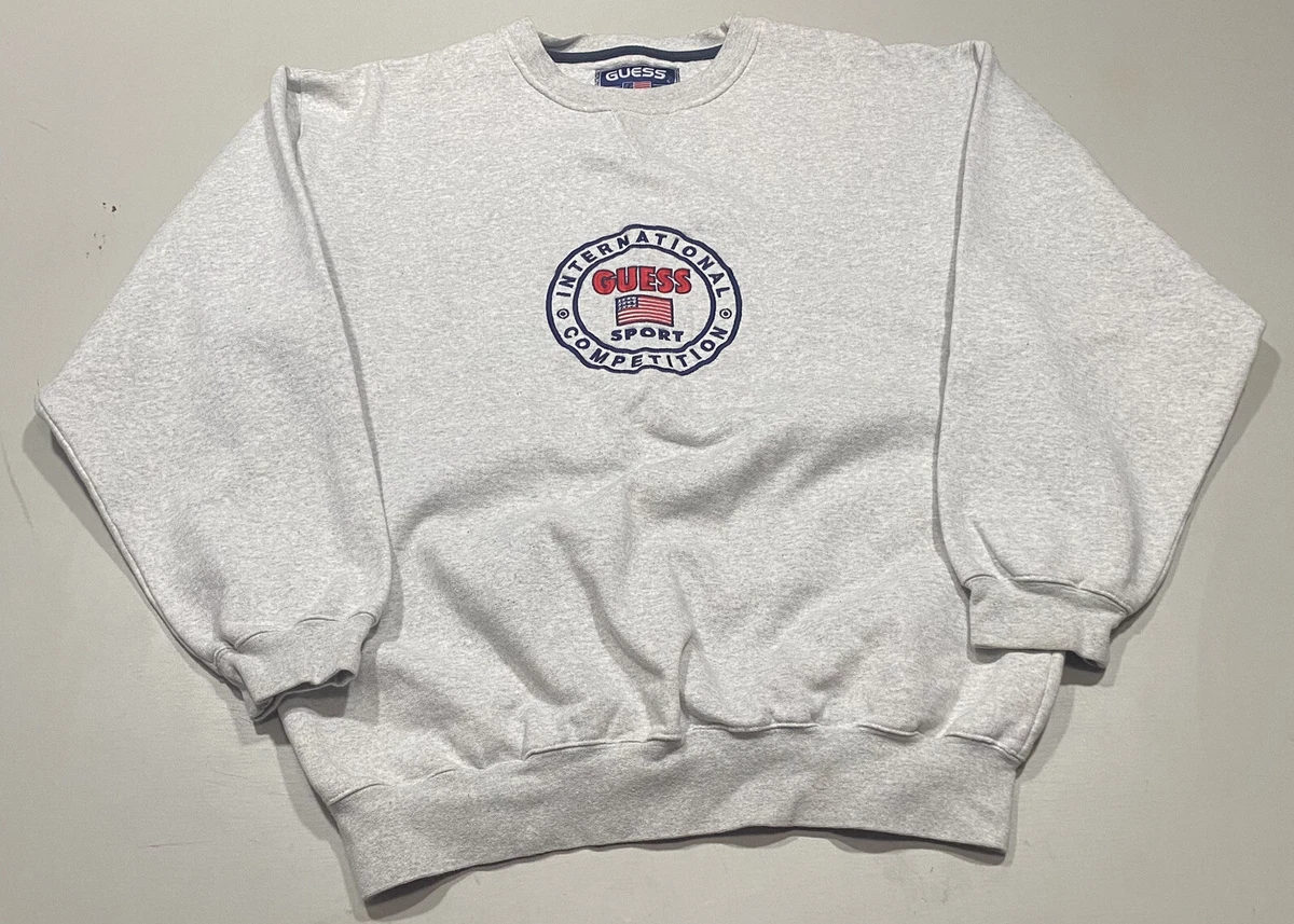 Vintage guess top sweatshirt mens