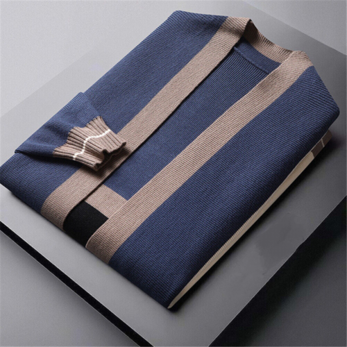Fahion Herren Pullover Langarm Jacke Herbst Strickjacke Strick Outwear - Bild 5 von 12