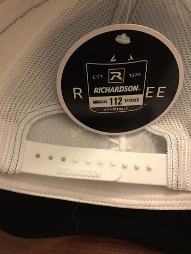 Barrow Guns Hat Richardson Caps Adjustable Snapback Meshback Blue NWT  - Picture 4 of 9