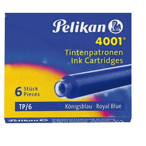 Pelikan 4001 TP/6 Tintenpatronen für Füller Inhalt 6 Stück verschiedene Farben ! - Bild 4 von 8