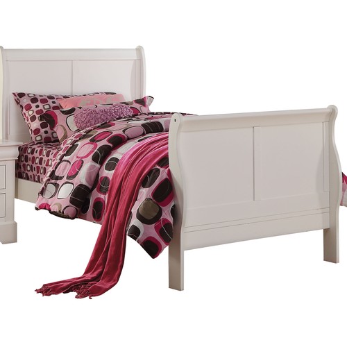 White Full Sleigh Bed - Picture 2 of 5