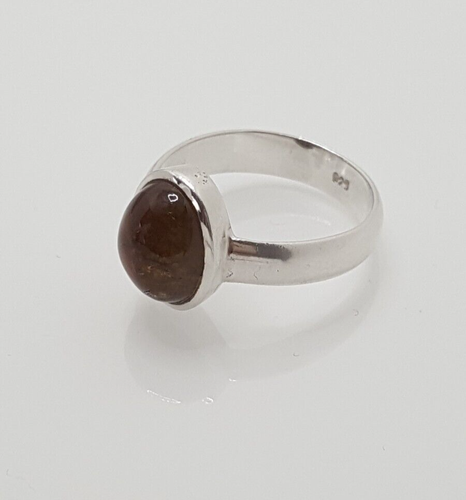 Gorgeous Real Baltic Amber Ring 925 Solid Silver Size O1/2~P #20401 - Picture 4 of 19