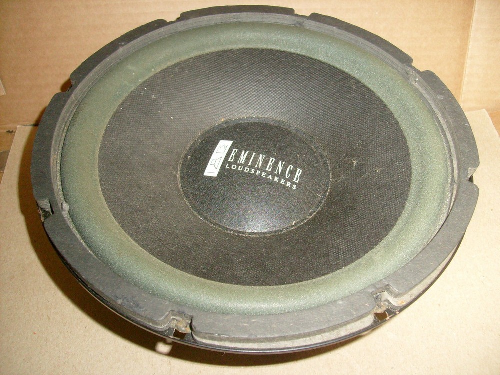 Vintage Eminence 10-Inch Woofer Speaker Model 55-725 for Audio Enthusiasts