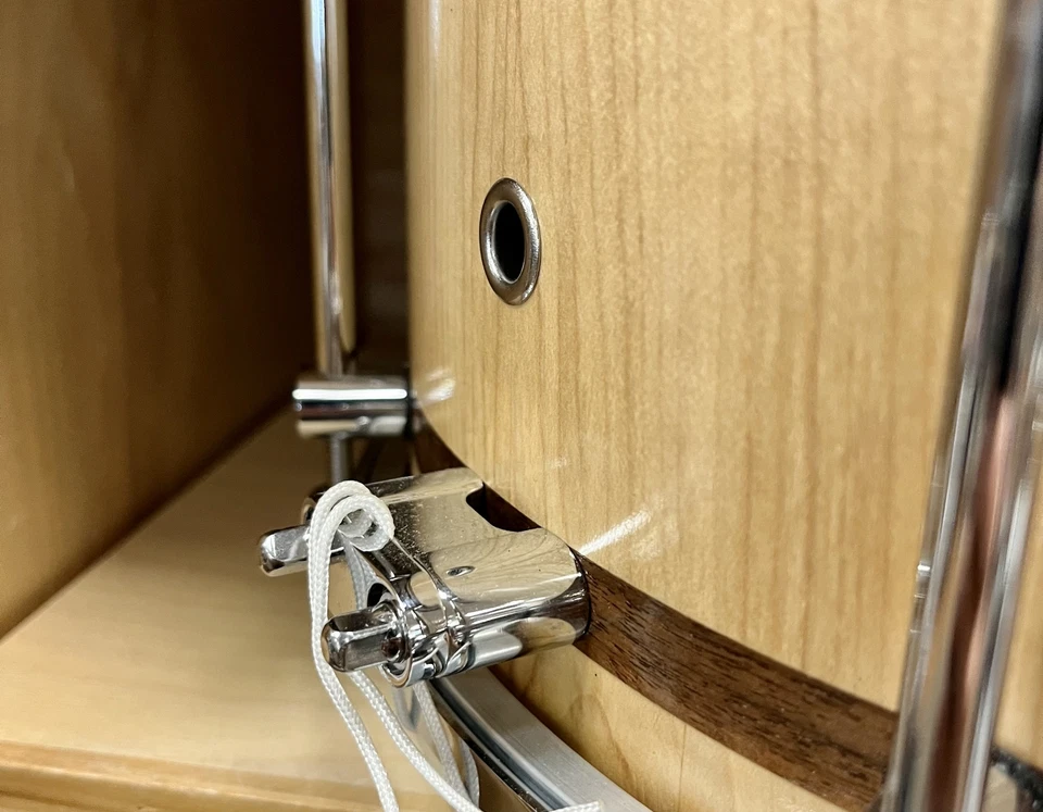 Doc Sweeney Hollocore Snare Drum. 6.5x14 Maple Stave Shell - Image 4 of 4