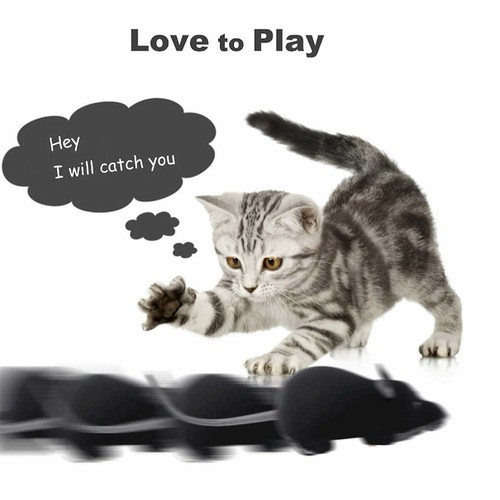 Remote Control RC Rat Mouse MICE Wireless For Cat Dog Pet Toy Novelty Gift - Picture 12 of 23