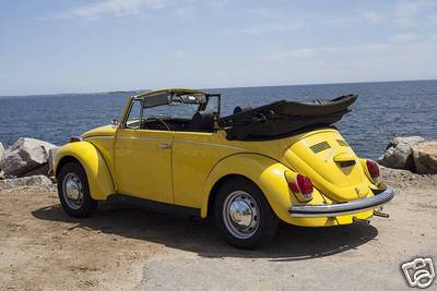 1971 Volkswagen Beetle Convertible Vw Cabriolet Yellow Refrigerator Magnet Ebay