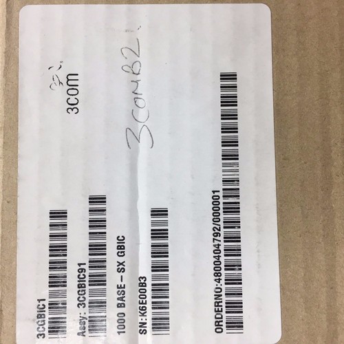3Com 3CGBIC91 1000Base-SX GBIC Transceiver - 90 Days RTB Warranty - Picture 2 of 2