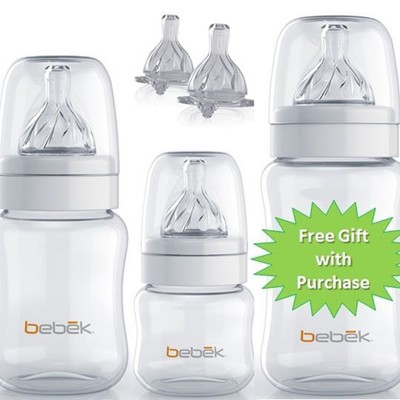 Bebek Classic Bottle 3oz + Classic Bottle 5oz + (2) Fast Flow Bebek Classic Bottle 3oz + Classic Bottle 5oz + (2) Fast Flow