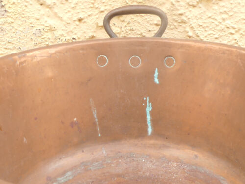 Heavy Copper Pot Jam Pot Saucepan 36cm Round Pot - France - Picture 4 of 10