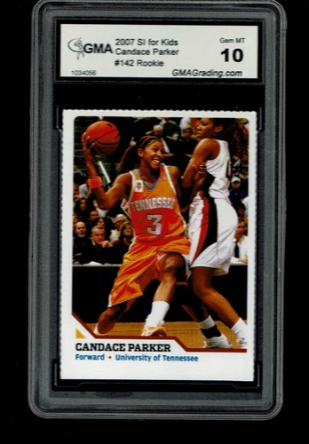 2007 Candace Parker Sports Illustrated Kids Rookie Gem Mint 10 #142