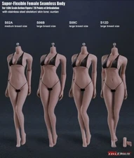 TBLeague Phicen 1/6 Female SEAMLESS body w/ Stainless Steel Skeleton in SUNTAN