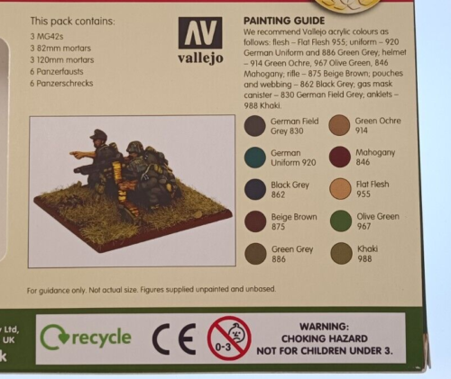WW202005 1/72 FINALES GUERRA ARMAS PESADAS ALEMANAS Soldado de plástico Nuevo en caja Segunda Guerra Mundial - Imagen 2 de 2