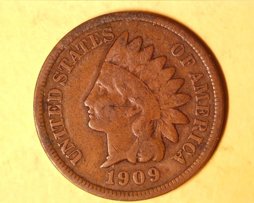 1909 INDIAN HEAD PENNY VG 316-5
