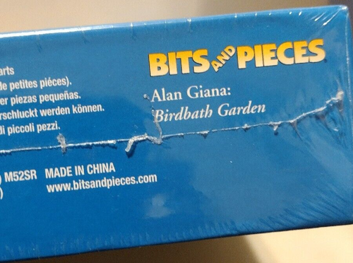 Bits and Pieces Gartenvögel 750-teiliges Vogelbad Formpuzzle Alan Giana #45015 - Bild 3 von 3