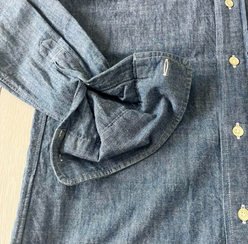 A Bathing Ape Size S button Denim Shirt from JAPAN blue - Picture 4 of 11