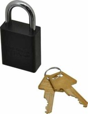 American Lock Keyed Different Lockout Padlock 1" Shackle Clearance, 1/4" Shac...