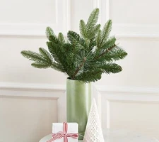 Bethlehem Lights Set of 4 Decorative Greenery Sprigs in Green