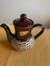 Kaffeekanne Siershahn 500 ml Flechtoptik Steinzeug Keramik vintage