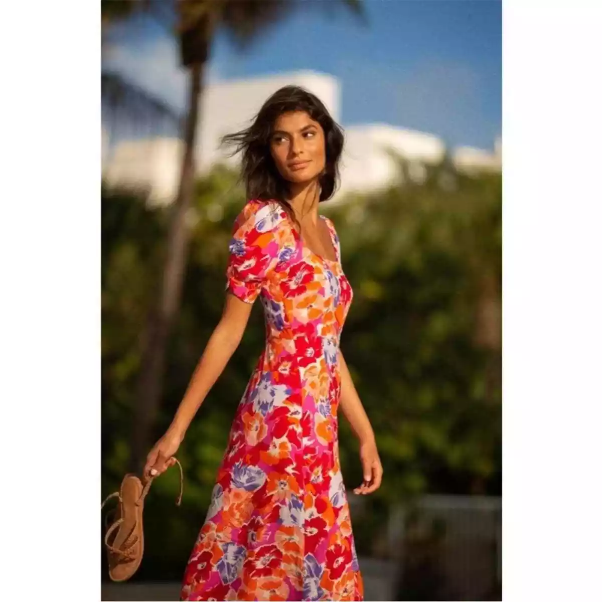 Revolve floral midi dress 2025