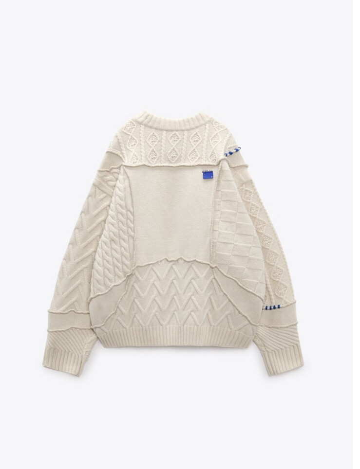 ADERerror×ZARAニット　S-Mサイズ ☆日本未入荷☆【Ader Error x Zara】☆OVERSIZE SWEATER GREY