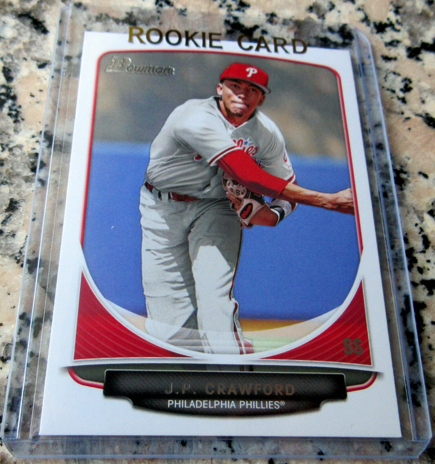 J.P. CRAWFORD 2013 Bowman #1 Draft Pick Rookie Card RC Seattle Mariners $ HOT $$