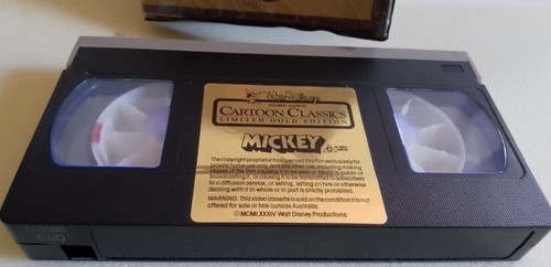 Disney Cartoon Classics Gold Edition VHS x3 Mickey Pluto Fabulous 50s CLAMSHELL - Picture 13 of 20