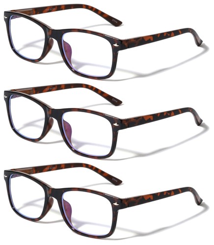 3 Pairs Reading Glasses - Blue Light Blocking Readers for Women/Men Anti Blue Ra - Picture 11 of 12