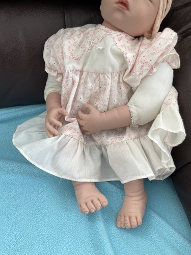 Reborn Doll Ashton Drake Galleries ADG 07 Soft Body Girl Newborn 50 Cm - Picture 19 of 23