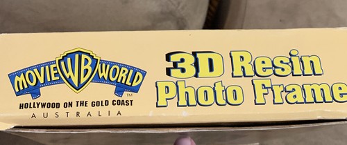 Marco de fotos de resina 3D de colección 1995 de Warner Bros. Looney Tunes Australia raro - Imagen 3 de 8
