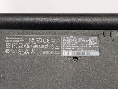 Lenovo B50-30 Laptop 15.6" - Working, Signs of Use, No HDD - Photo 11/11