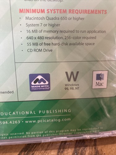 PCI Education Survival Signs Indoor Outdoor - Software Janie Haugen 1999 Rare EC - Picture 3 of 3