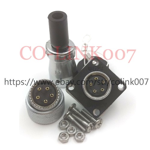 WS16 5-poliger Luftfahrtstecker, 5A Industrie Lötpanel LED Netzstecker Buchse - Bild 4 von 6