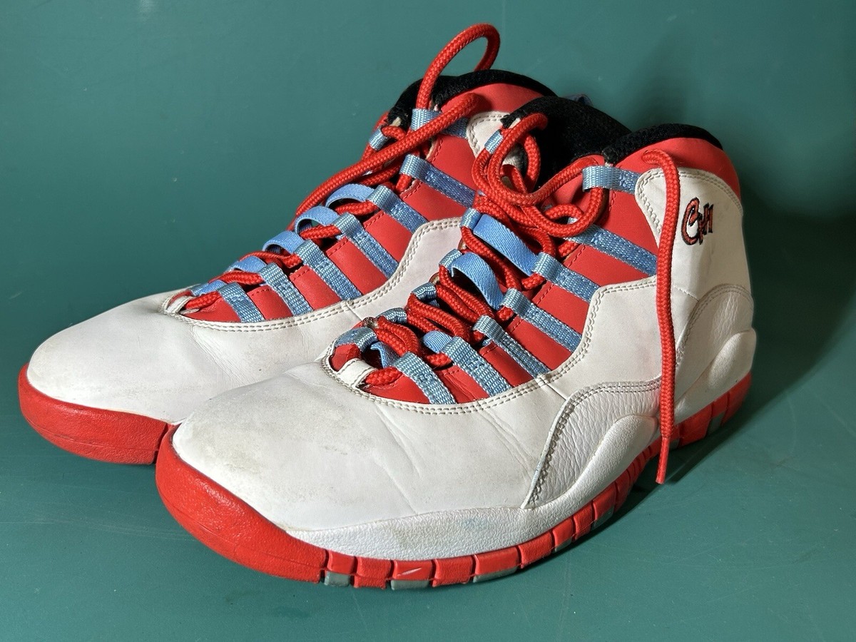 Nike Air Jordan 10 Retro City Pack Chicago Size 10 Mens Nike Air Jordan 10 Retro City Pack Chicago Size 10 Mens