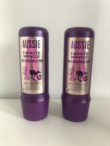 Aussie Deep Treatment 3 Minute Miracle Reconstructor Hair Conditioner 2 x225ml