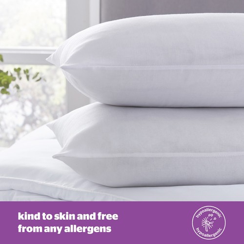 Silentnight Deep Sleep Pillows 4 Pack Soft Medium Support Hotel Bed Deluxe Sleep - Picture 5 of 8