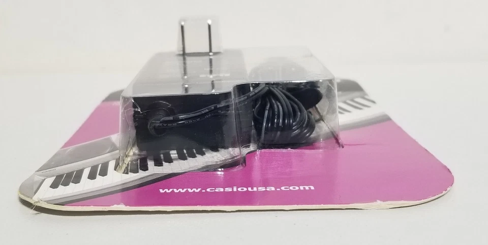 Sold Out Genuine Casio AD5MR Keyboard 9 Volt Power Supply CTK LK WK Models ☆ New - Image 4 of 4