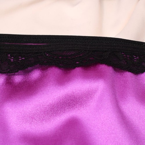 Sexy Damen-Slips Satin G-String Tangas Dessous Unterwäsche Höschen seidig-Knicker - Bild 15 von 40