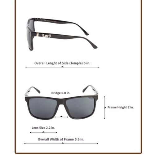 LOCS Hardcore Gangster Gafas de sol Clásicas Lowrider Motociclista Cholo Diseñador Gafas - Imagen 87 de 97