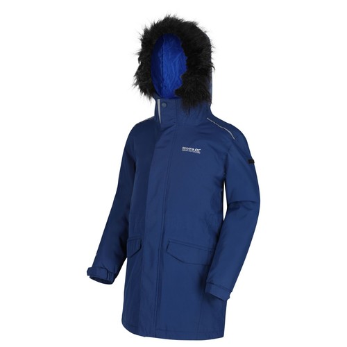 Chaqueta aislada impermeable recortada de piel Perry para niños Regata - Imagen 4 de 10