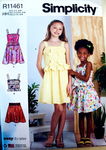 CHILD or TODDLER DRESS Sewing Pattern ~ Sizes 1/2-14 ~ UC - Picture 88 of 89