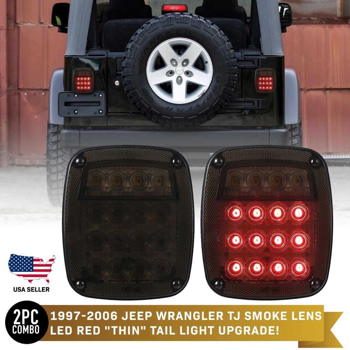 Best jeep wrangler 2024 led tail lights