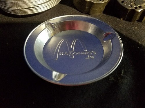 McDonald's Vintage Aluminum Ashtrays 3.5" Wide (12 included) - Picture 2 of 6