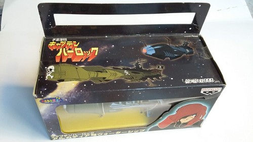 Captain Harlock Albator Arcadia Atlantis blue green 15cm 1998 water ship NEW - Picture 2 of 17